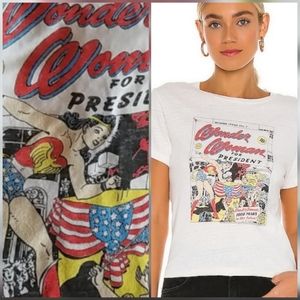 RE/DONE Vintage Wonder Woman Tee